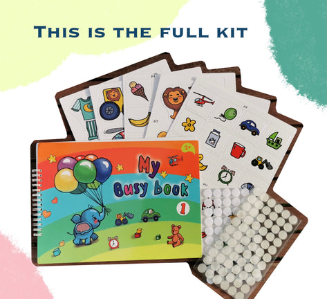 My busy book NZ, children activity book, toddler learning book, quiet book. 