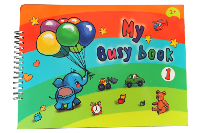 My busy book NZ, children activity book, toddler learning book, quiet book. 